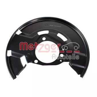 Déflecteur, disque de frein avant droit METZGER 6115550 pour OPEL ASTRA 1.6 - 115cv