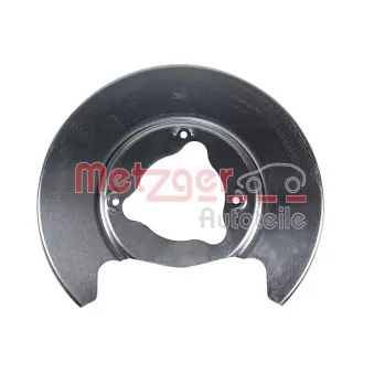 Déflecteur, disque de frein arrière gauche METZGER 6115567 pour AUDI A6 EV - 283cv