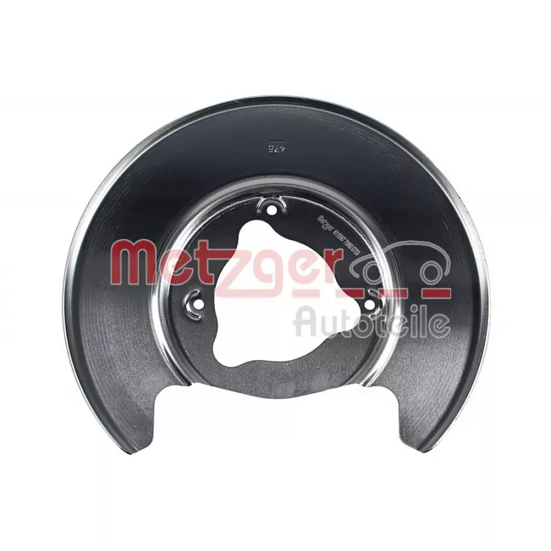 Déflecteur, disque de frein arrière gauche METZGER 6115567 - Visuel 1