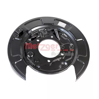 Plateau de frein arrière gauche METZGER 6117043