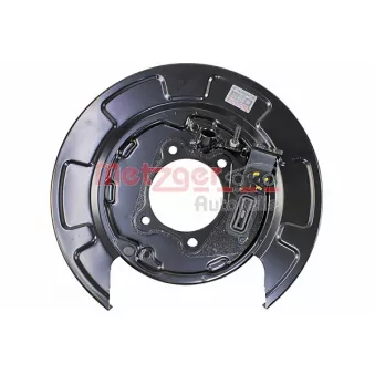 Plateau de frein arrière droit METZGER 6117046