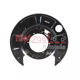 Plateau de frein arrière gauche METZGER 6117077