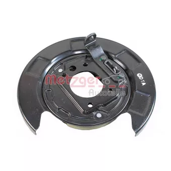 Plateau de frein arrière gauche METZGER 6117079