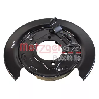 Plateau de frein arrière gauche METZGER 6117081