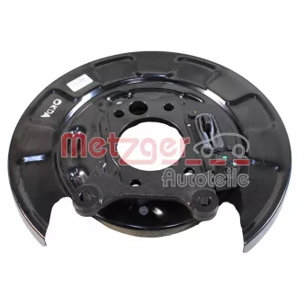 Plateau de frein arrière gauche METZGER 6117083