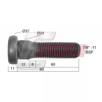 CASALS 21518 - Boulon de roue