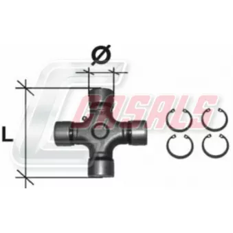CASALS CR03 - Joint, arbre longitudinal