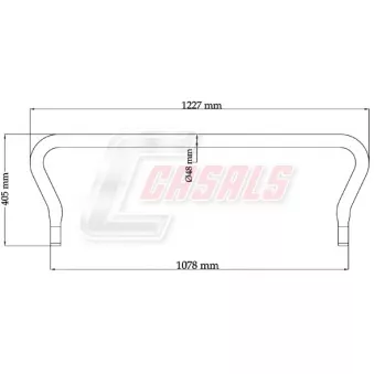 CASALS E1100 - Stabilisateur, chassis