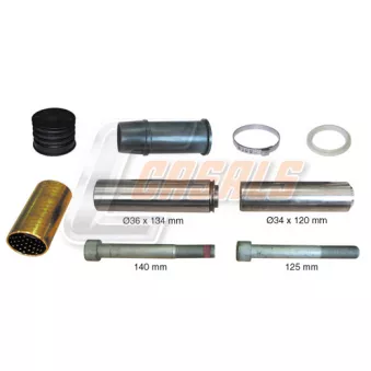 CASALS MD1023 - Kit de réparation, étrier de frein