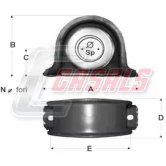 CASALS ST10 - Suspension, arbre de cardan