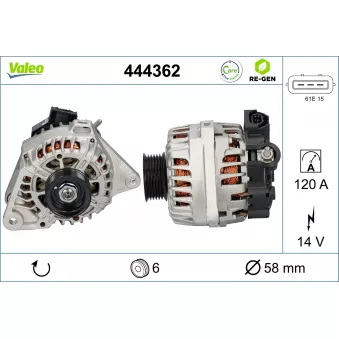 Alternateur VALEO OEM 373002E400