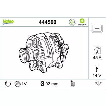 Alternateur VALEO OEM 4808510