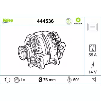 Alternateur VALEO OEM 115901010