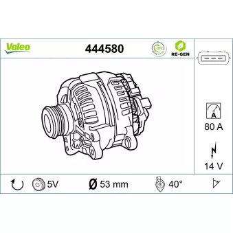 Alternateur VALEO OEM 2706003070