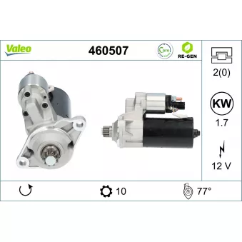 Démarreur VALEO OEM 02E911023H