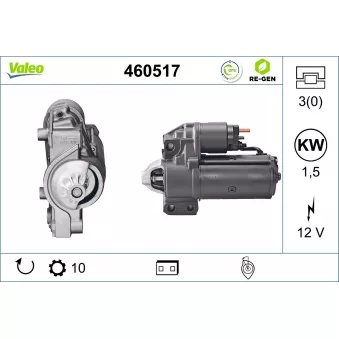 Démarreur VALEO OEM 5802CV