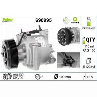 VALEO 690995 - Compresseur, climatisation
