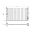 Radiateur, refroidissement du moteur VALEO [701109]