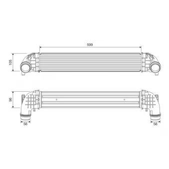 VALEO 818698 - Intercooler, échangeur