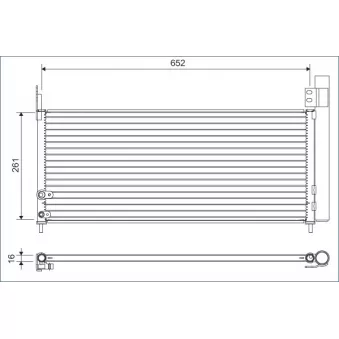 VALEO 822640 - Condenseur, climatisation