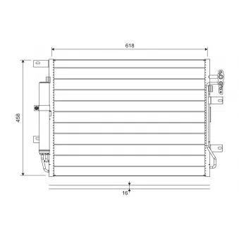 Condenseur, climatisation VALEO OEM jrb500190