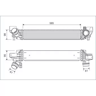 VALEO 822932 - Intercooler, échangeur