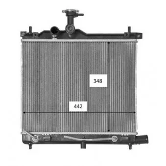 NRF 58460 - Radiateur, refroidissement du moteur