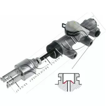 Cylindre émetteur, embrayage RED-LINE 07TO031