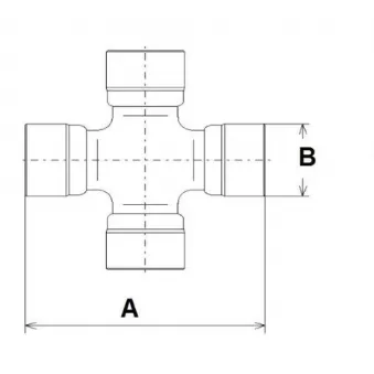 RED-LINE 11IZ003 - Joint, arbre longitudinal
