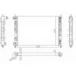 NRF 59051 - Radiateur, refroidissement du moteur