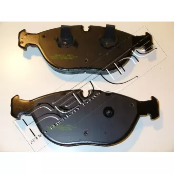 Jeu de 4 plaquettes de frein avant RED-LINE OEM A003420912041