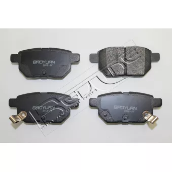 Jeu de 4 plaquettes de frein arrière RED-LINE 27DR011 pour TOYOTA HIACE 1.33 Dual-VVTI - 99cv