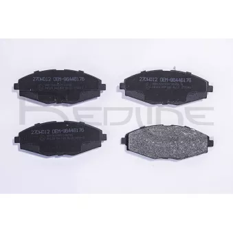 Jeu de 4 plaquettes de frein avant RED-LINE OEM S113501080