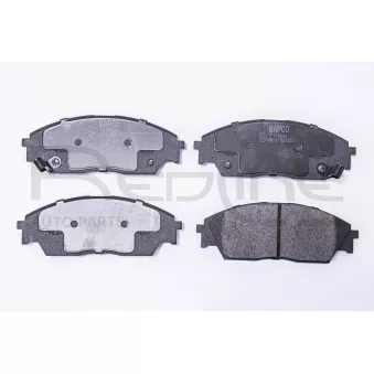Jeu de 4 plaquettes de frein avant RED-LINE OEM 45022SF1010