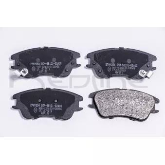 Jeu de 4 plaquettes de frein avant RED-LINE OEM 5810102A10