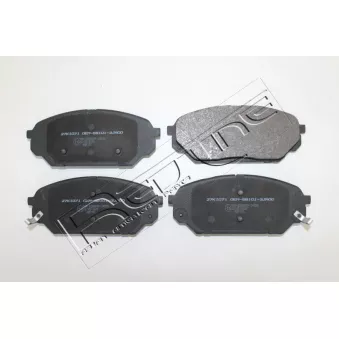 Jeu de 4 plaquettes de frein avant RED-LINE OEM 581013JA50
