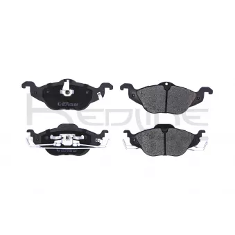 Jeu de 4 plaquettes de frein avant RED-LINE OEM 93184519