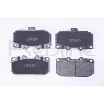 Jeu de 4 plaquettes de frein avant RED-LINE OEM 26296FA101