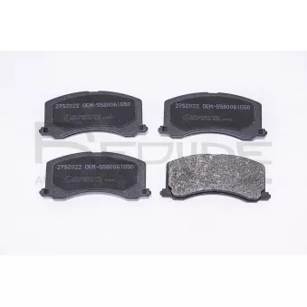 Jeu de 4 plaquettes de frein avant RED-LINE OEM 5580061G73
