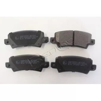 Jeu de 4 plaquettes de frein arrière RED-LINE OEM 0446602020