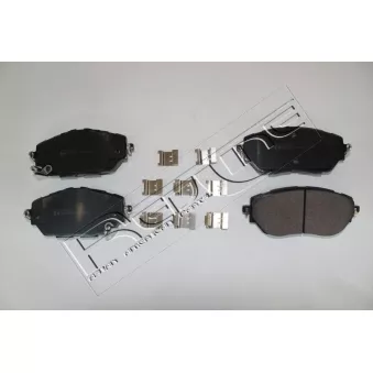 Jeu de 4 plaquettes de frein avant RED-LINE OEM 04465F4010