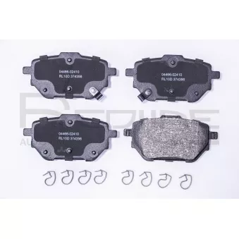 Jeu de 4 plaquettes de frein arrière RED-LINE OEM 0446602410