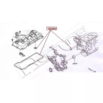 Jeu de joints d'étanchéité, carter de distribution RED-LINE OEM 13270BX000