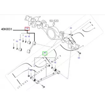 Barre de connexion RED-LINE OEM 552003E000