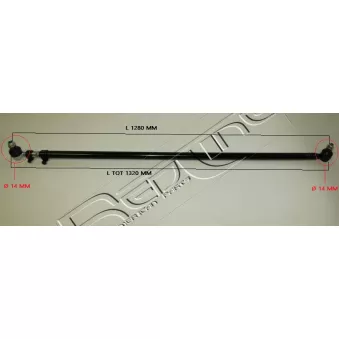 Barre de direction RED-LINE OEM TIQ100000