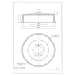 RED-LINE 41NI016 - Tambour de frein