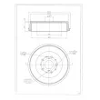 RED-LINE 41TO016 - Tambour de frein