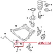 RED-LINE 43NI034 - Coussinet de palier, stabilisateur