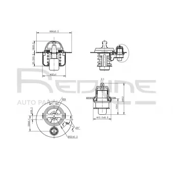 Thermostat d'eau RED-LINE OEM 8AG215171