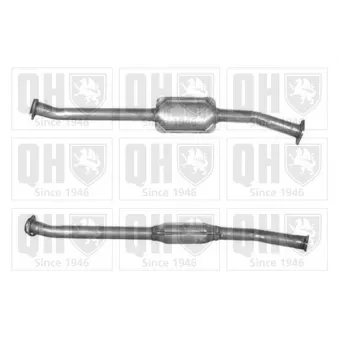 Catalyseur QUINTON HAZELL QCAT80142H pour FIAT DUCATO 2.8 D - 87cv